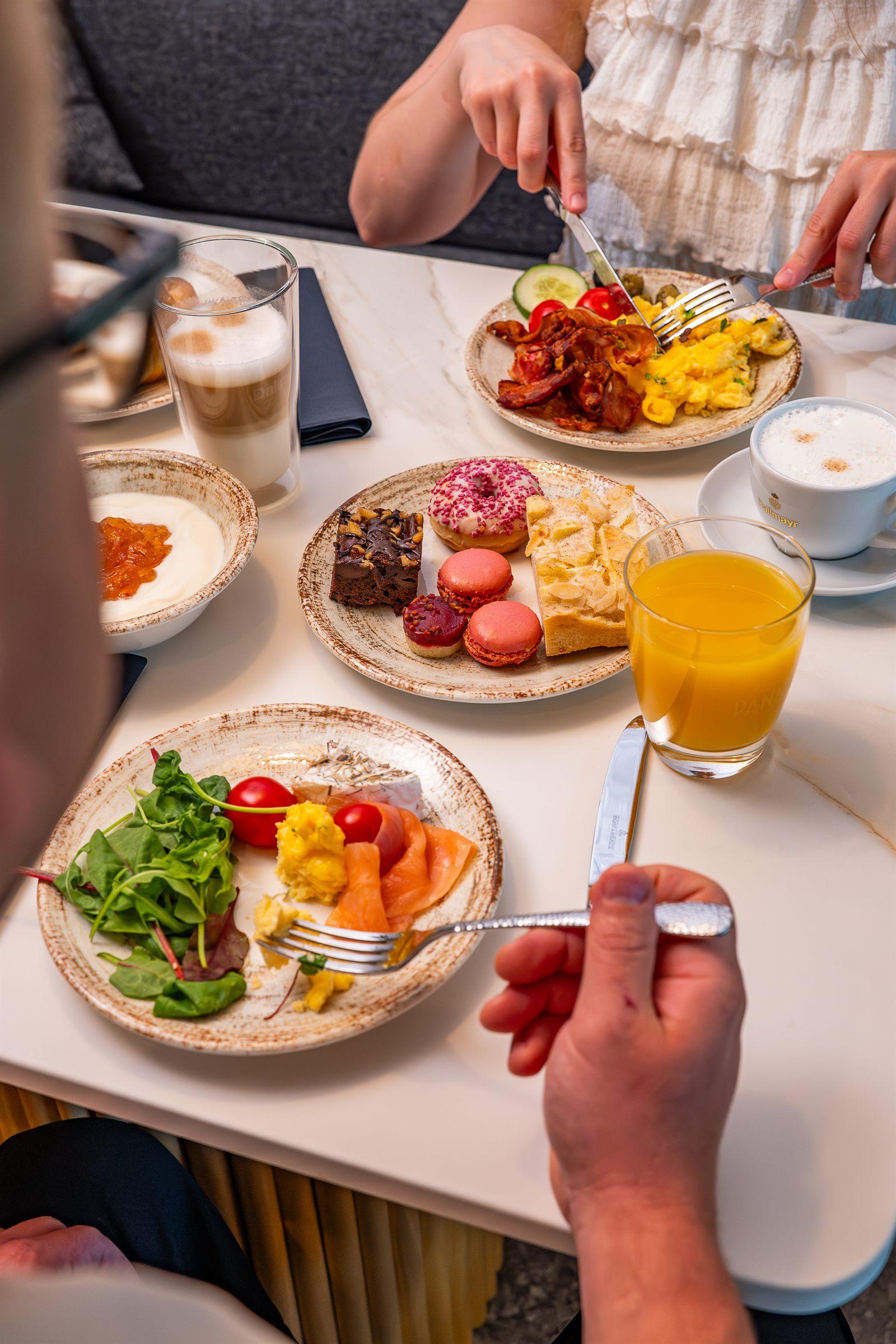 Frühstücksbuffet im Hotel Andante